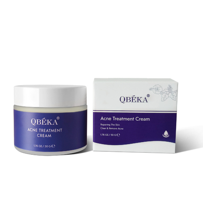 QBEKA 皮膚ケア 顔クリーム 50g アクネ治療 顔クリーム 赤みを防ぐ