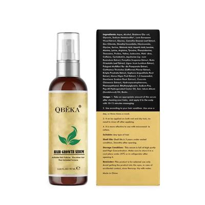 60ml 純粋な天然のベーガン育毛剤 健康で強い髪の毛を育てる
