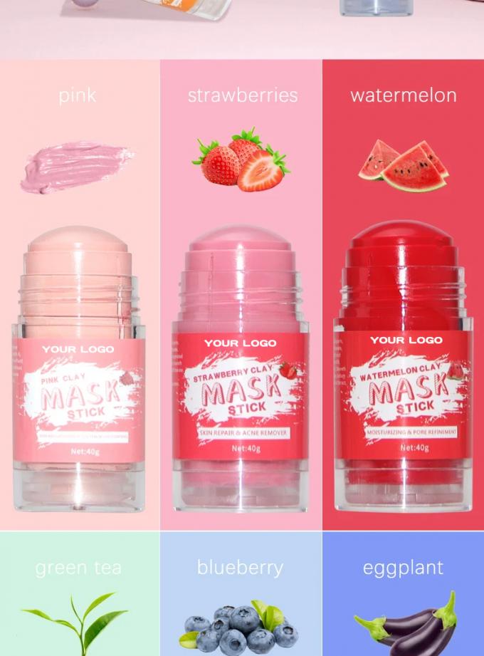 グリーンティー 浄化粘土スティック マスク オーダーメイド オイル コントロール と 穴穴 清掃 0